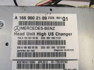 Магнитола, ориг. номер A1669002109, Mercedes GL X166 2012-2016