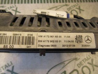 Дисплей, ориг. номер A1729008500, Mercedes GL X166 2012-2016