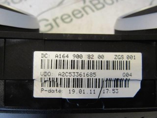 Щиток приборов (приборная панель), ориг. номер A1649008200, Mercedes ML W164 2008-2011
