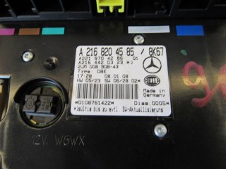 Фонарь салона (плафон), ориг. номер A2168204585, Mercedes CL W216 2006-2010