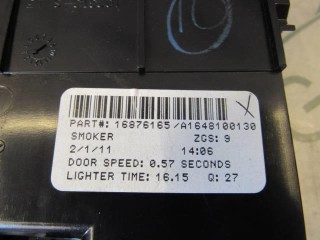 Пепельница передняя, ориг. номер A1648100130, Mercedes ML W164 2008-2011