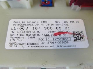 Блок управления бесключевым доступом, ориг. номер A1649006901, Mercedes ML W164 2008-2011