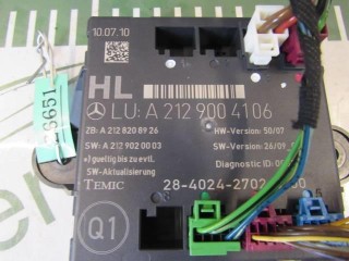 Блок управления двери, ориг. номер A2129004106, Mercedes C W204 2007-2011