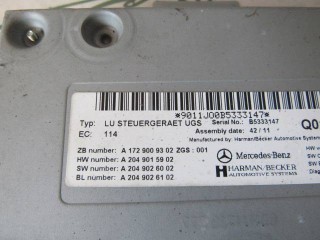 Блок мультимедиа, ориг. номер A1729009302, Mercedes SLK R172 2011-2016