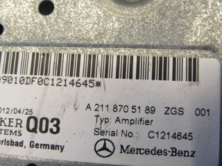 Усилитель музыкальный, ориг. номер A2118705189, Mercedes R W251 2010-2017