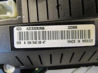 Щиток приборов (приборная панель), ориг. номер A1645409947, Mercedes ML W164 2005-2008