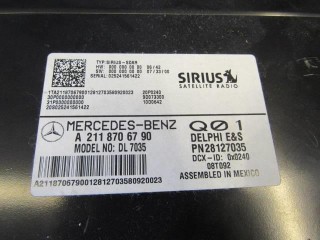 Блок радио, ориг. номер A2118706790, Mercedes CLS W219 1 поколение [рестайлинг] 2004-2008