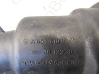 Патрубок интеркулера, ориг. номер A6511400387, Mercedes A W176 2012-2015