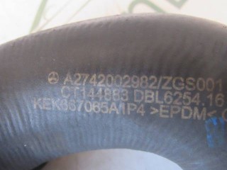 Патрубок (трубопровод, шланг), ориг. номер A2742002982, Mercedes CLS W218 1 поколение 2014-2017