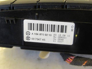 Блок кнопок, ориг. номер A1648709210, Mercedes ML W164 2008-2011
