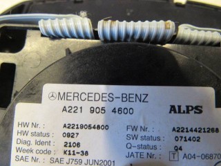 Блок кнопок, ориг. номер A2219054600, Mercedes CL W216 рестайлинг 2010-2014