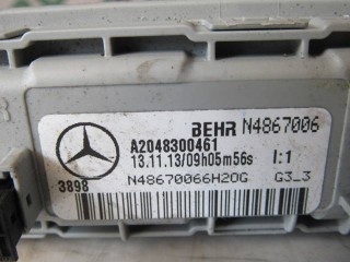 Электрический радиатор отопителя (тэн), ориг. номер A2048300461, Mercedes CLS W218 1 поколение 2010-2014