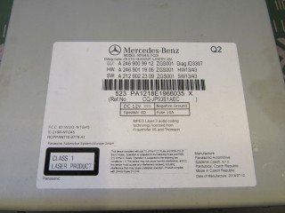 Магнитола, ориг. номер A2469009912, Mercedes GLA X156 2013-2017