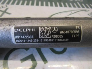 Рейка топливная (рампа), ориг. номер A6510700595, Mercedes CLS W218 1 поколение 2010-2014