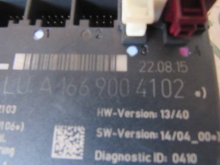Блок управления двери, ориг. номер A1669004102, Mercedes ML W166 2011-2015