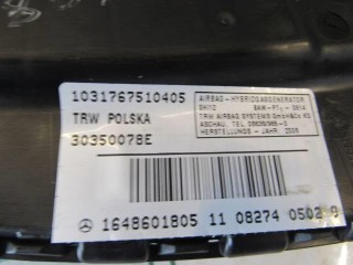 Подушка безопасности боковая (в сиденье), ориг. номер A1648601805, Mercedes ML W164 2008-2011