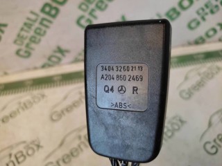 Замок ремня безопасности, ориг. номер A2048602469, Mercedes C W204 2011-2015