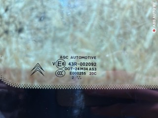 стекло кузовное левое, Citroen C5 2 поколение 2007-2017