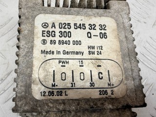 блок управления вентилятором радиатора, ориг. номер A0255453232, 898940000, ESG300, Mercedes-Benz A W168 1 поколение [рейстайлинг] (2001-2004)
