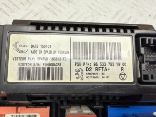 блок управления печки/климат-контроля, ориг. номер 96464896KR, 96470290XT, 96466840XT, 0306529002, 0306535002, 96533783YW, VP4PUH18C612FC, Peugeot 407 1 поколение 2004-2008