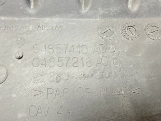 накладка (кожух) замка капота, ориг. номер 04857410AC, 04857218AC, 04857342AD, Dodge Grand Caravan 4 2000-2003