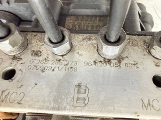 блок ABS, ориг. номер 9663894080, 9662005180, 0265950659, 0265235273, Peugeot 407 1 поколение 2004-2008