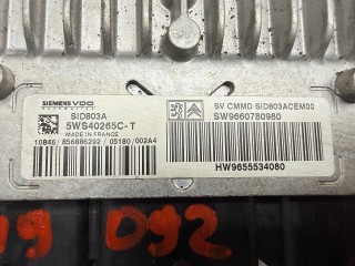 блок управления двигателем, ориг. номер 9655534080, 9660780980, 5WS40265CT, Peugeot 407 Coupe 2005-2008