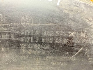 подкрылок задний левый, ориг. номер 7033751, 51717033751, 51717896623, 7896623, BMW 5 E60/E61 2002-2007