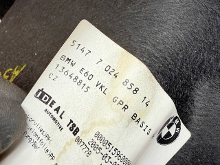 Обшивка багажника, ориг. номер 51477024858, BMW 5 E60/E61 2002-2007