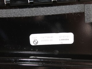 Накладка рамки двери задняя левая, ориг. номер 51357317797, BMW X6 F16 2014-2020