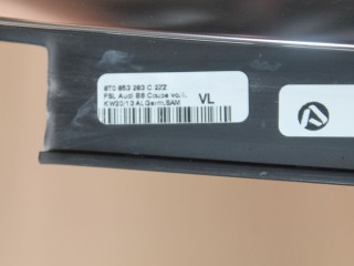 Накладка стекла передней левой двери, ориг. номер 8T0853283C2ZZ, Audi A5 S5 8T Coupe Sportback 2011-2016
