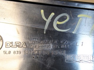 Накладка рамки двери задняя левая, ориг. номер 5L0839903B, Skoda Yeti 2009-2014