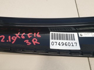 Накладка рамки двери задняя правая, ориг. номер 51357317800, BMW X6 F16 2014-2020