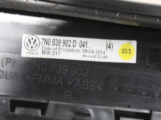 Накладка рамки двери задняя правая, ориг. номер 7N0839902D041, Volkswagen Sharan 2003-2010