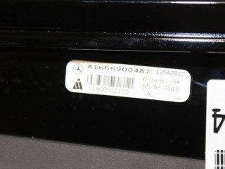 Накладка рамки двери задняя правая, ориг. номер A1666900487, Mercedes GL-klasse X166 GL GLS 2012-2016
