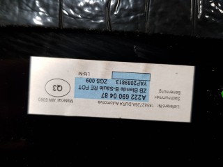 Накладка рамки двери задняя правая, ориг. номер A2226900487, Mercedes S-klasse W222 2013-2017