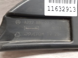 Накладка решетки ПТФ левая, ориг. номер A2228850724, Mercedes S-klasse W222 2013-2017