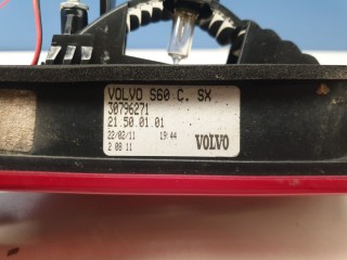 Фонарь в крышку левый, ориг. номер 30796271, Volvo S60 2013-2018