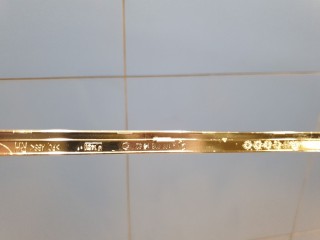 Молдинг накладки порога передний правый, ориг. номер A1666981462, Mercedes M-klasse W166 ML GLE 2011-2015