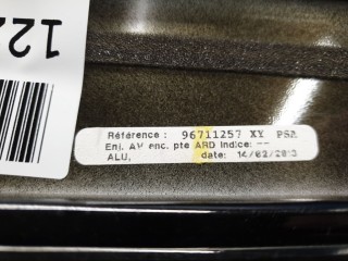 Накладка рамки двери задняя правая, ориг. номер 9327EC, Peugeot 508 2010-2014
