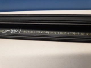 Накладка стекла передней левой двери, ориг. номер 51337393417, BMW X3 G01 G08 2017-2021