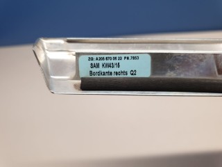 Молдинг стекла глухого заднего правого, ориг. номер A2056700622, Mercedes C-klasse W205 2014-2018