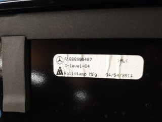 Накладка рамки двери задняя правая, ориг. номер A1666900487, Mercedes GL-klasse X166 GL GLS 2012-2016