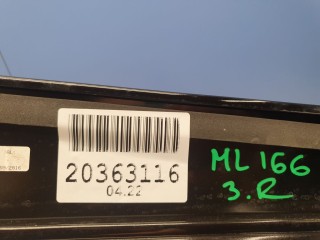 Накладка рамки двери задняя правая, ориг. номер A1666900487, Mercedes M-klasse W166 ML GLE 2011-2015