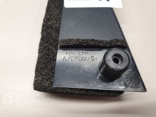 Накладка двери задней левой, ориг. номер 674880F011, Toyota CorollaVerso R10