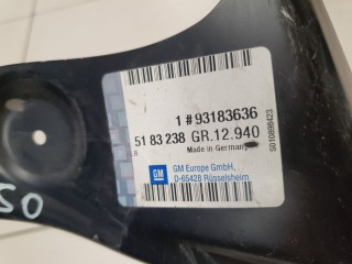 Усилитель заднего правого крыла, ориг. номер 93183636, Opel Astra H 2006-2014