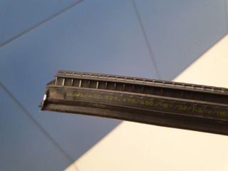 Накладка стекла задней правой двери, ориг. номер 4G0839479, Audi A6 S6 C7