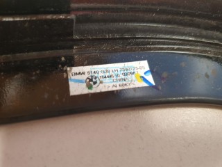 Молдинг рамки задней левой двери, ориг. номер 51357390125, BMW 5 G30 F90 2016-2020