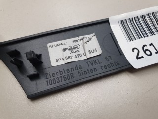 Накладка обшивки двери задней правой, ориг. номер 8P4867420G8U4, Audi A3 8P 2004-2008