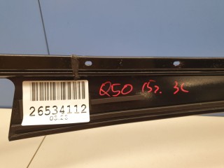 Накладка рамки двери задняя левая, ориг. номер 822D34GA0A, Infiniti Q50 V37 2013-2017